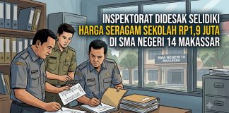 Inspektorat Didesak Usut Seragam Sekolah di SMA Negeri 14 Makassar