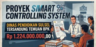 CCW Dorong Kejati dan Polda Sulsel Telisik Proyek Smart Controlling System Dinas Pendidikan Buntut Temuan BPK