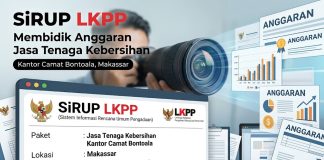 Produk Eksekutif-Legislatif Keliru Di Mata Camat Bontoala, Sebut Pagu Jasa Tenaga Kebersihan Keliru, Vs MAK Tetap Tampil Dua Mata Anggaran di SiRUP