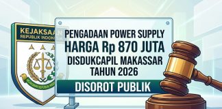 Kejari Makassar Diminta Periksa Spesifikasi Pengadaan Power Supply Harga Rp870 Juta Disdukcapil