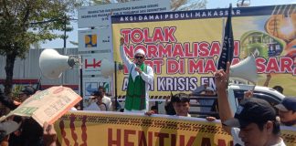 Tolak Normalisasi LGBT, Massa Aliansi Umat Islam Gelar Aksi Demonstrasi di Makassar