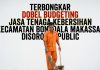 Diduga Dobel Budgeting, Kejaksaan Diminta Telisik Anggaran Jasa Tenaga Kebersihan Kecamatan Bontoala Makassar