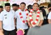 Bupati Luwu Utara, Ir. H. Andi Abdullah Rahim Hadiri Peresmian Jembatan Merah Putih Lawewe–Salu Jambu yang menghubungkan Kabupaten Luwu dengan Kabupaten Luwu Utara